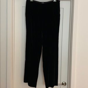 Armani Collezioni Black Velvet Slacks